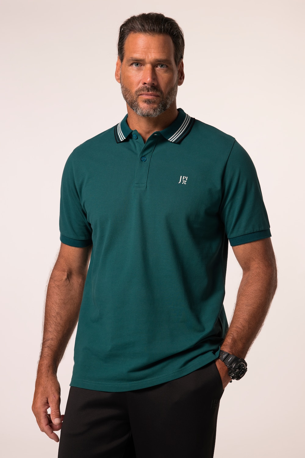 Große Größen JAY-PI Poloshirt FLEXNAMIC®, Herren, türkis, Größe: L, Baumwolle, JAY-PI von JAY-PI