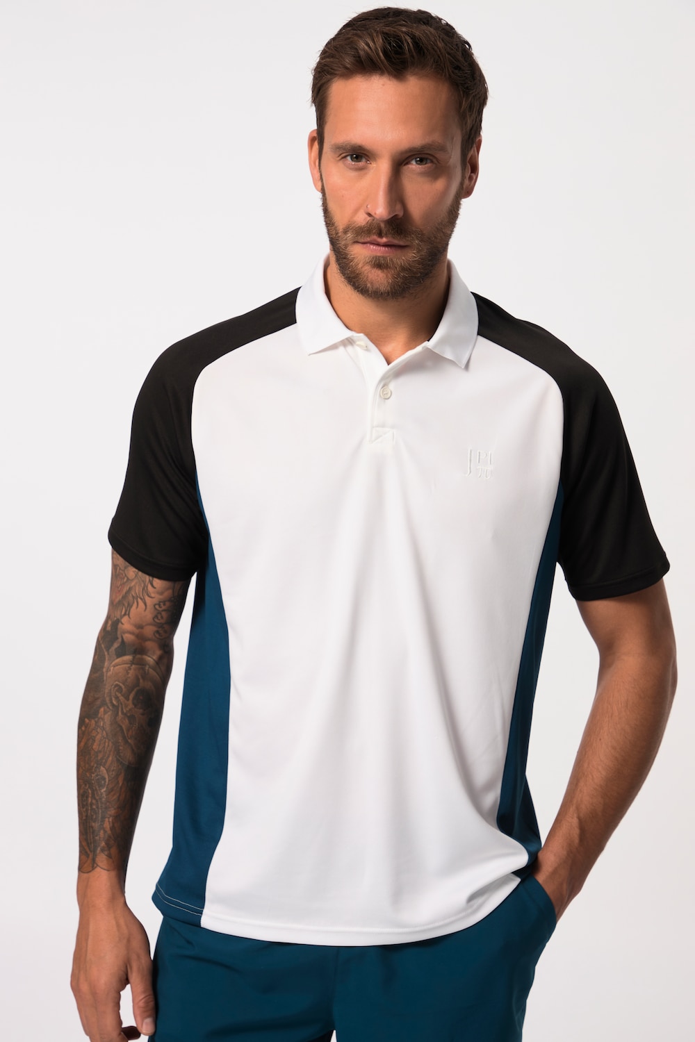 Große Größen JAY-PI Poloshirt FLEXNAMIC®, Herren, weiß, Größe: XXL, Polyester, JAY-PI von JAY-PI