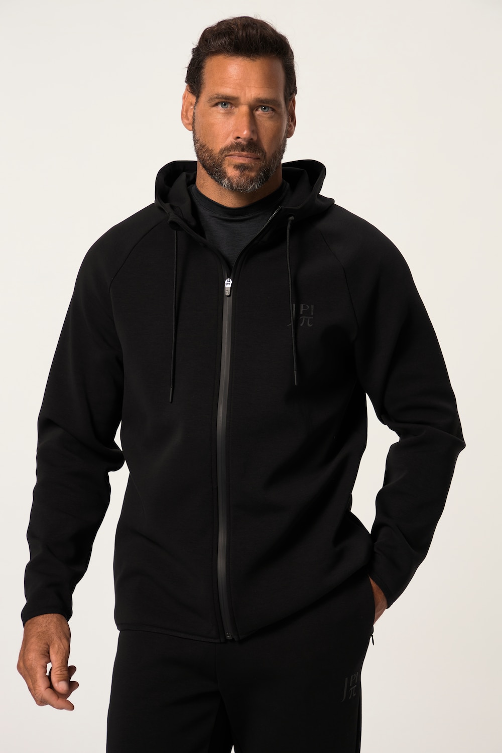 Große Größen JAY-PI Premium-Hoodiejacke FLEXNAMIC®, Herren, schwarz, Größe: 3XL, Baumwolle/Polyester, JAY-PI von JAY-PI