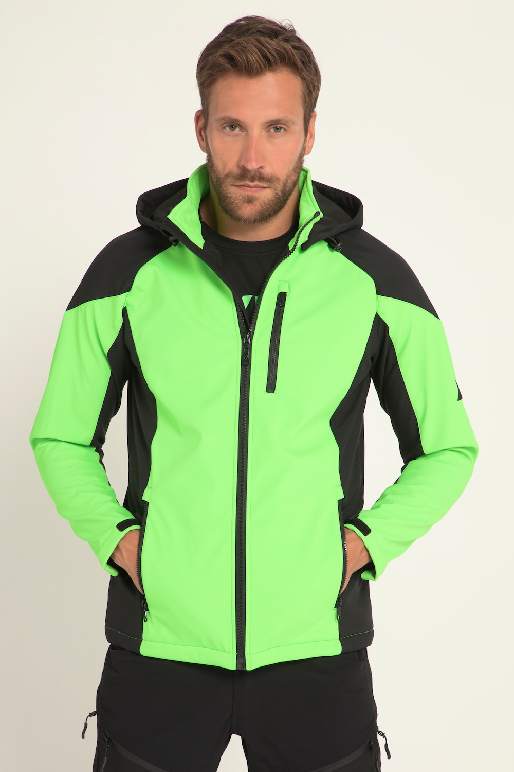 Große Größen JAY-PI Softshell-Jacke, Herren, grün, Größe: 3XL, Polyester, JAY-PI von JAY-PI