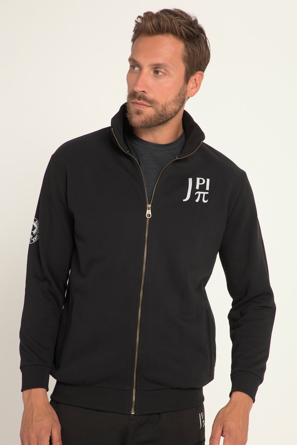 Große Größen JAY-PI Sweatjacke, Herren, schwarz, Größe: XL, Baumwolle/Polyester, JAY-PI von JAY-PI