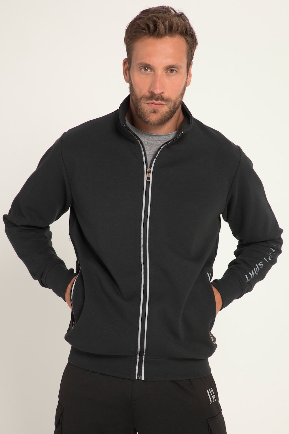 Große Größen JAY-PI Sweatjacke FLEXNAMIC®, Herren, schwarz, Größe: XXL, Baumwolle/Polyester, JAY-PI von JAY-PI