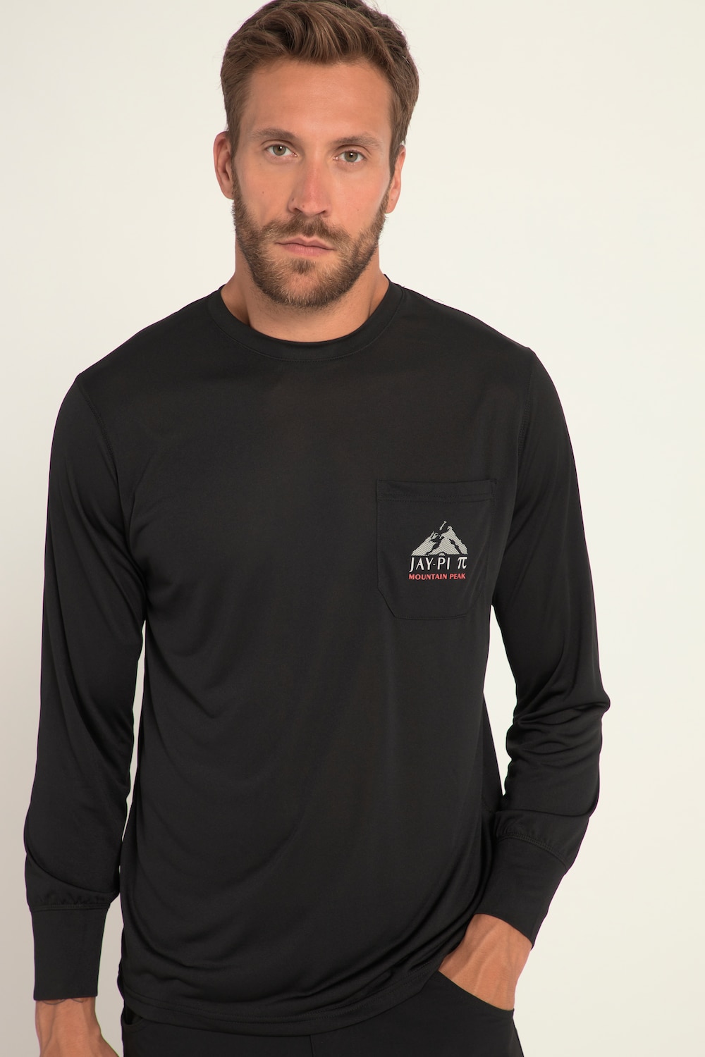 Große Größen JAY-PI Trekking-Longsleeve, Herren, schwarz, Größe: 4XL, Polyester, JAY-PI von JAY-PI