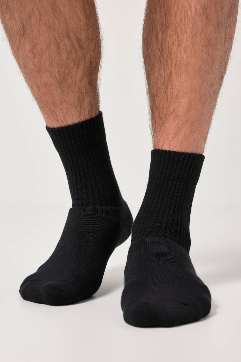 Große Größen Sportsocke, Herren, schwarz, Größe: 51-53, Baumwolle/Synthetische Fasern, JAY-PI von JAY-PI