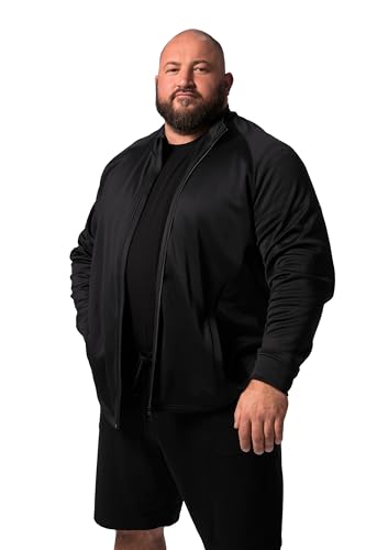 JAY-PI Funktions-Jacke Iron Anvil, FLEXNAMIC®, Fitness, JAY-PI x DK, wasser-, windabweisend, Stehkragen Schwarz 3XL von JAY-PI