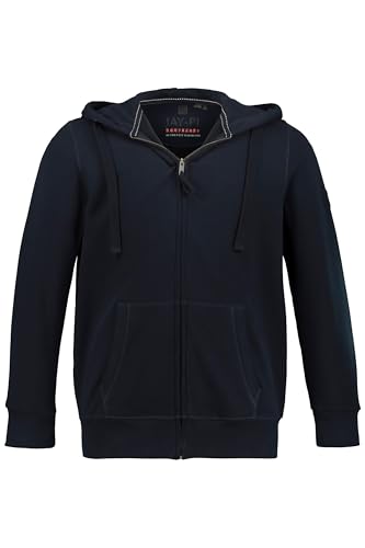 JP 1880 Herren Hoodie-jacke Sweatjacke, Dunkel Marine, 8XL EU von JAY-PI