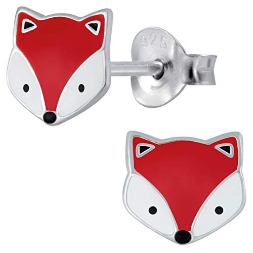 JAYARE Ohrringe Mädchen 925 Sterling Silber Fuchs Fuchskopf Ohrstecker Kinder Kinderohrringe Mädchenohrstecker JAYARE Ohrringe Mädchen 925 Sterling Silber Fuchs Fuchskopf Ohrstecker Kinder Kinderohrringe Mädchenohrstecker von JAYARE
