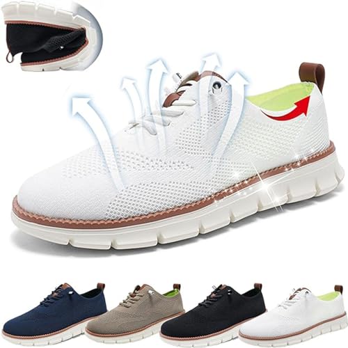 JAYASU Herren Wearbreeze Schuhe, Herren Wearbreeze Schuhe Leis, Wearbreeze Urbans Schuhe (White,10) von JAYASU