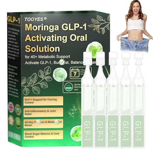 TOOYES Meglutide GLP-1 Activating Oral Solution, Tooyes Glp-1 Tropfen, Advanced GLP 1 Oral Liquid, GLP 1 Tropfen, Natürlicher Pflanzenextrakt, für Männer & Frauen (1 Box) von JAYASU