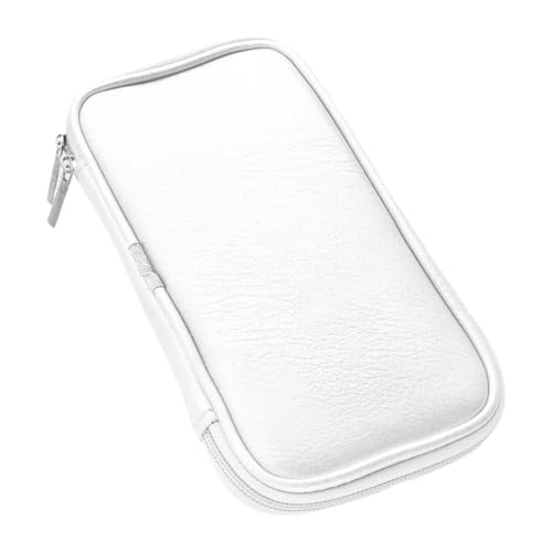 JAYIOLA Cosmetic Bag Travel Make -up Pinselhalter Make -up Pinselhülle Organizer für Augenbrauenstift, Weiß von JAYIOLA