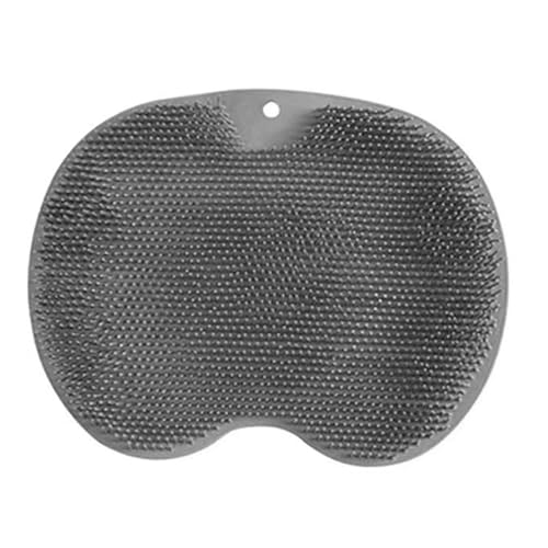 JAYIOLA Duschmatte für Die Füße, Saugnäpfe für Sicheren Halt, Reinigungswerkzeug für Die Fußpflege, Grau von JAYIOLA