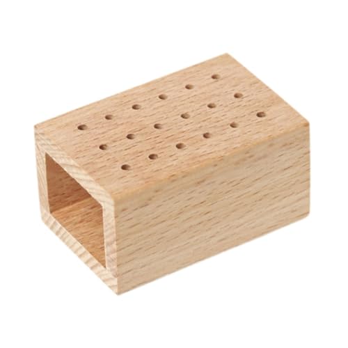JAYIOLA Holz Nagel Bits Organizer Display Aufbewahrungsbox Nägel Bohrer Aufbewahrungsbrett, für Zuhause von JAYIOLA