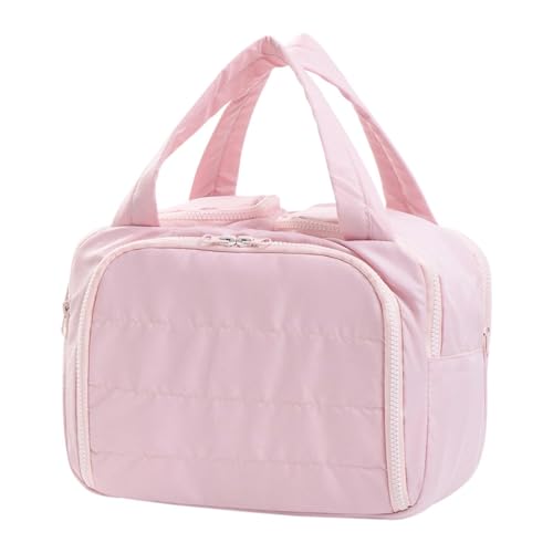 JAYIOLA Kosmetiktasche für Reisen, Wasserfeste Aufbewahrung für Frauen, Rosa von JAYIOLA