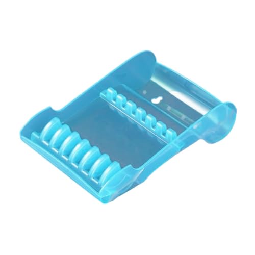 JAYIOLA Organizer für Friseursalons, Halter für Haarschneidescheren, Präsentationsbox für Scheren, Clear Blue von JAYIOLA