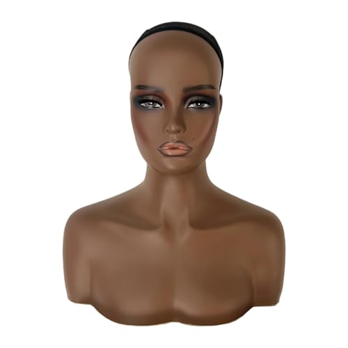 JAYIOLA Perücke Show Stand Wemin Female Schaufensterpuppe Head Barber Shop Beauty Accessoires mit Schmuck mit Make Up Perückenhalterinnen Frauen Erwachsene JAYIOLA Perücke Show Stand Wemin Female Schaufensterpuppe Head Barber Shop Beauty Accessoires mit Schmuck mit Make Up Perückenhalterinnen Frauen Erwachsene von JAYIOLA