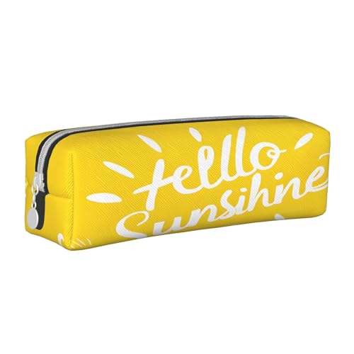 JAYWIS Federmäppchen aus Leder mit Reißverschluss, handgefertigt, Crossgrain, kompakt für Schule, Büro und Reisen, weiß, Einheitsgröße, Kosmetikkoffer von JAYWIS