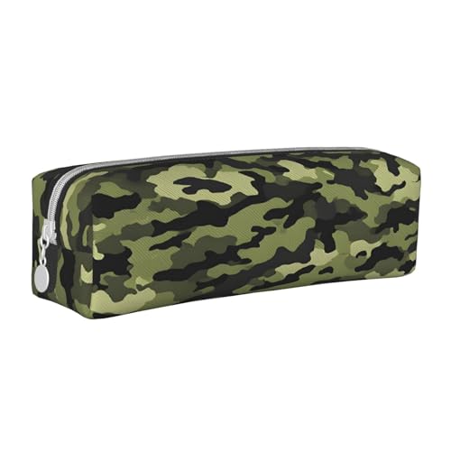 JAYWIS Federmäppchen aus Leder mit Reißverschluss, handgefertigt, Crossgrain, kompakt für Schule, Büro und Reisen, weiß, Einheitsgröße, Kosmetikkoffer von JAYWIS