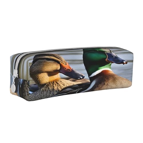 JAYWIS Federmäppchen aus Leder mit Reißverschluss, handgefertigt, Crossgrain, kompakt für Schule, Büro und Reisen, weiß, Einheitsgröße, Kosmetikkoffer von JAYWIS