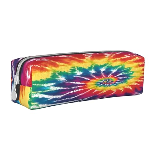 JAYWIS Federmäppchen aus Leder mit Reißverschluss, handgefertigt, Crossgrain, kompakt für Schule, Büro und Reisen, weiß, Einheitsgröße, Kosmetikkoffer von JAYWIS