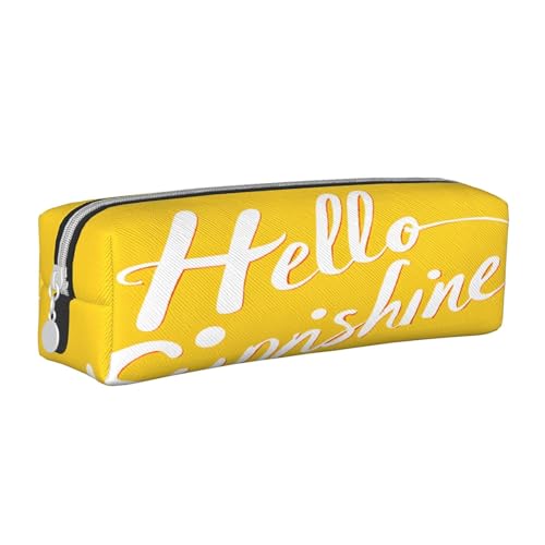 JAYWIS Federmäppchen aus Leder mit Reißverschluss, handgefertigt, Crossgrain, kompakt für Schule, Büro und Reisen, weiß, Einheitsgröße, Kosmetikkoffer von JAYWIS