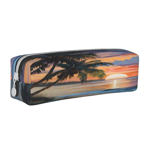 JAYWIS Federmäppchen aus Leder mit Reißverschluss, handgefertigt, für Schule, Büro und Reisen, weiß, Einheitsgröße, Kosmetikkoffer von JAYWIS