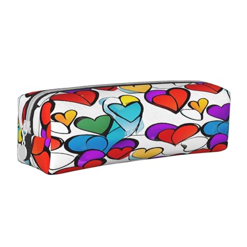 JAYWIS Federmäppchen aus Leder mit Reißverschluss, handgefertigt, für Schule, Büro und Reisen, weiß, Einheitsgröße, Kosmetikkoffer von JAYWIS