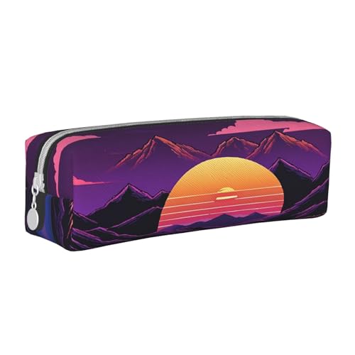 JAYWIS Federmäppchen aus Leder mit Reißverschluss, handgefertigt, gekreuzt, kompakt für Schule, Büro und Reisen, weiß, Einheitsgröße, Kosmetikkoffer von JAYWIS