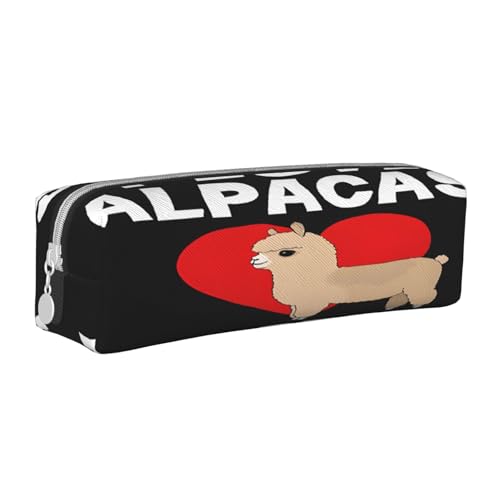 JAYWIS Federmäppchen aus Leder mit Reißverschluss, handgefertigt, mit Kreuznarbenmuster, kompakt für Schule, Büro und Reisen, weiß, Einheitsgröße, Kosmetikkoffer von JAYWIS