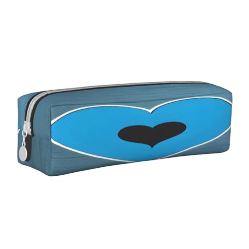 JAYWIS Federmäppchen aus Leder mit Reißverschluss, handgefertigt, mit Kreuznarbenmuster, kompakt für Schule, Büro und Reisen, weiß, Einheitsgröße, Kosmetikkoffer von JAYWIS