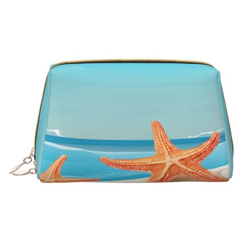 Kosmetiktasche aus PU-Leder mit Reißverschlussfach, kompakter Organizer für Reisen/Geldbörse, weiß, Einheitsgröße von JAYWIS