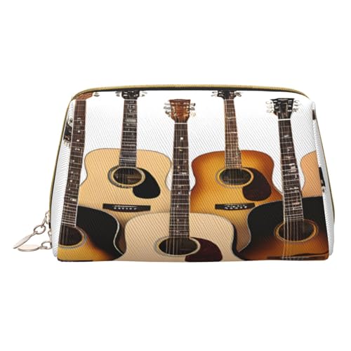 Make-up-Tasche aus PU-Leder mit Reißverschlussfach, kompakter Organizer für Reisen/Geldbörse, weiß, Einheitsgröße von JAYWIS