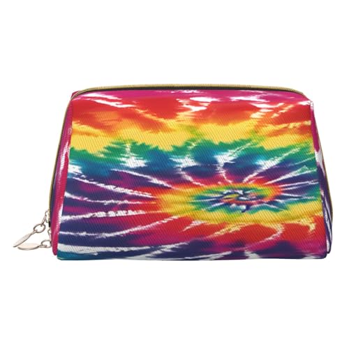 Make-up-Tasche aus PU-Leder mit Reißverschlussfach, kompakter Organizer für Reisen/Geldbörse, weiß, Einheitsgröße von JAYWIS