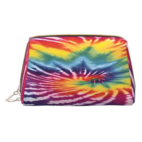 Make-up-Tasche aus PU-Leder mit Reißverschlussfach, kompakter Organizer für Reisen/Geldbörse, weiß, Einheitsgröße von JAYWIS