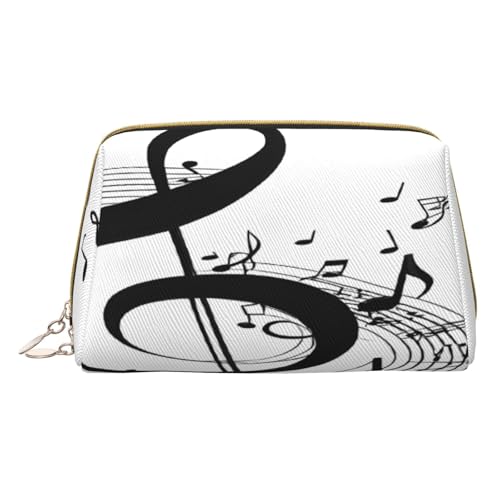 Make-up-Tasche aus PU-Leder mit Reißverschlussfach, kompakter Organizer für Reisen/Geldbörse, weiß, Einheitsgröße von JAYWIS