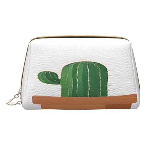 Make-up-Tasche aus PU-Leder mit Reißverschlussfach, kompakter Organizer für Reisen/Geldbörse, weiß, Einheitsgröße von JAYWIS