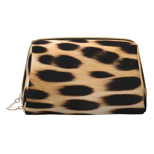 Make-up-Tasche aus PU-Leder mit Reißverschlussfach, kompakter Organizer für Reisen/Geldbörse, weiß, Einheitsgröße von JAYWIS