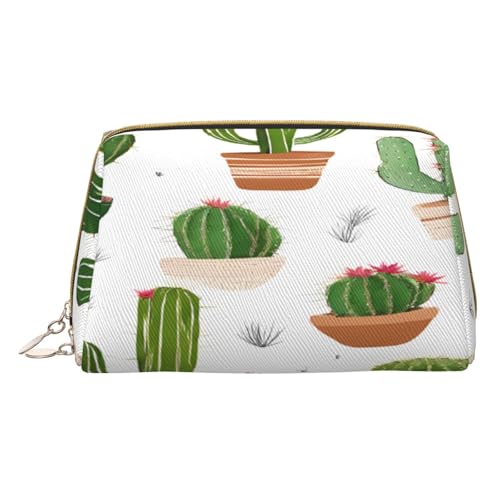 Make-up-Tasche aus PU-Leder mit Reißverschlussfach, kompakter Organizer für Reisen/Geldbörse, weiß, Einheitsgröße von JAYWIS