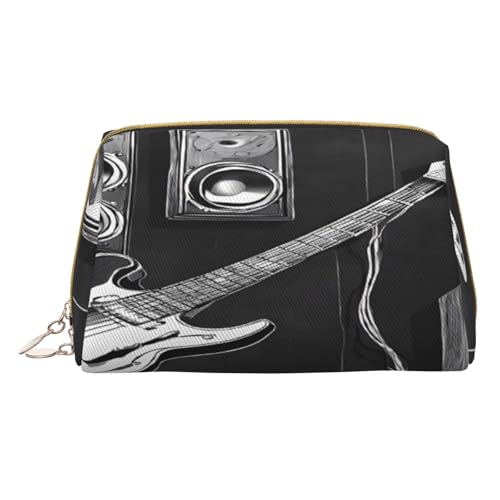 Make-up-Tasche aus PU-Leder mit Reißverschlussfach, kompakter Organizer für Reisen / Geldbörse, weiß, Einheitsgröße von JAYWIS