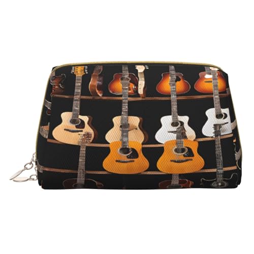 Make-up-Tasche aus PU-Leder mit Reißverschlussfach, kompakter Organizer für Reisen und Geldbörse, weiß, Einheitsgröße von JAYWIS