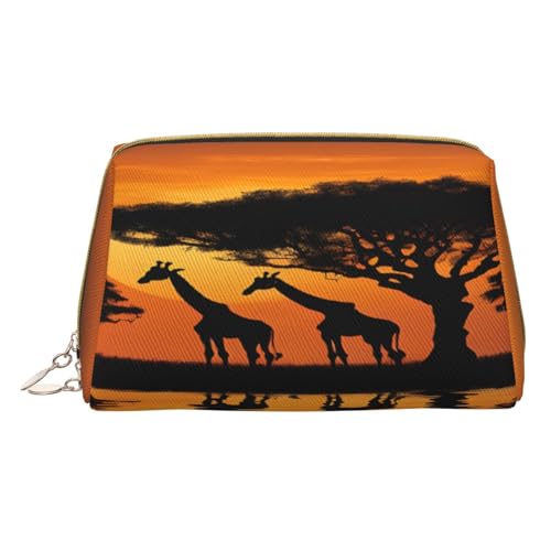 Make-up-Tasche aus PU-Leder mit Reißverschlusstasche, kompakter Organizer für Reisen/Geldbörse, weiß, Einheitsgröße von JAYWIS