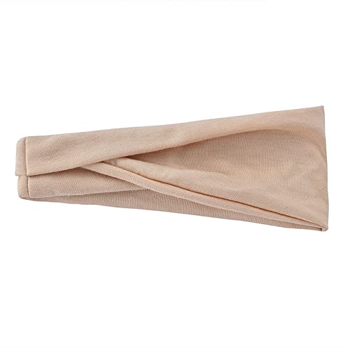 Damen-Make-up-Stirnband Solid Twist Cotton Wide Turban geknotet Headwrap Mädchen-Hoop-Haarband Mode-Haarschmuck Yoga-Stirnband,4,Einheitsgröße von JAZIEL