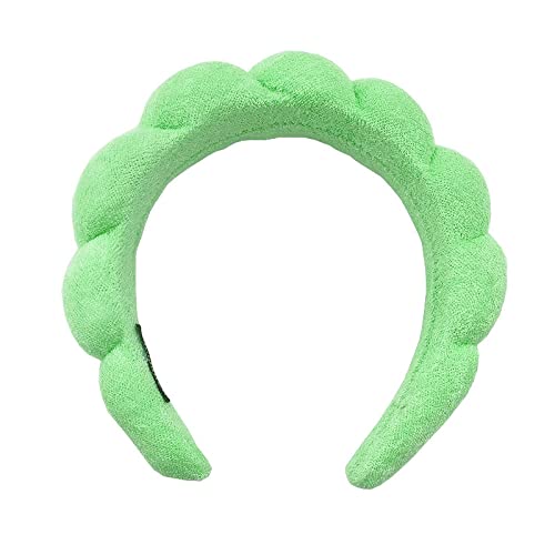 Modisches Schwamm-Stirnband für Frauen Mädchen, geschwollenes Haarband, Make-up-Blase, Retro-Frottee-Stirnbänder, Haarschmuck, Kopfbedeckung, 15, Einheitsgröße von JAZIEL