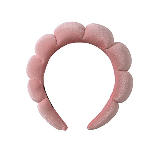 Modisches Schwamm-Stirnband für Frauen Mädchen, geschwollenes Haarband, Make-up-Blase, Retro-Frottee-Stirnbänder, Haarschmuck, Kopfbedeckung, 3, Einheitsgröße von JAZIEL