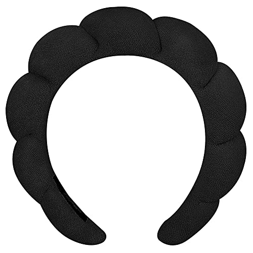 Modisches Schwamm-Stirnband für Frauen Mädchen, geschwollenes Haarband, Make-up-Blase, Retro-Frottee-Stirnbänder, Haarschmuck, Kopfbedeckung, 7, Einheitsgröße von JAZIEL