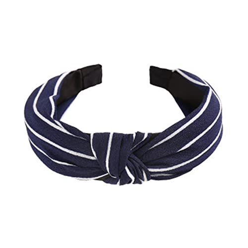 Top Knot Turban Twist Hairband Retro Elastic Hair Hoop Headwrap Stirnband für Frauen Print Kopfschmuck Zubehör,5 von JAZIEL