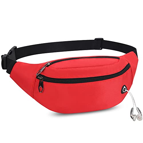 Bauchtasche Hüfttasche Gürteltasche Sports Stylish Wasserdicht Nylon Unisex Klein Hip Bum Bag Waist Fanny Pack für Hundetraining Reise Wandern Outdoor Damen und Herren von JAZUX