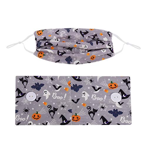 JAZZY PEARLS Haarband mit Knopf, mit Gesichtsmaske, Halloween-Haarband, Grau JAZZY PEARLS Haarband mit Knopf, mit Gesichtsmaske, Halloween-Haarband, Grau von JAZZY PEARLS