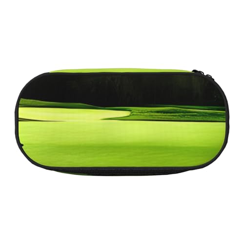 JBJGKHLP Grünes Federmäppchen mit Golfplatz-Aufdruck, praktische Stifte-Aufbewahrungstaschen, Schule, Büro, Essentials, lebendig, Schwarz , Einheitsgröße, Taschen-Organizer JBJGKHLP Grünes Federmäppchen mit Golfplatz-Aufdruck, praktische Stifte-Aufbewahrungstaschen, Schule, Büro, Essentials, lebendig, Schwarz , Einheitsgröße, Taschen-Organizer von JBJGKHLP