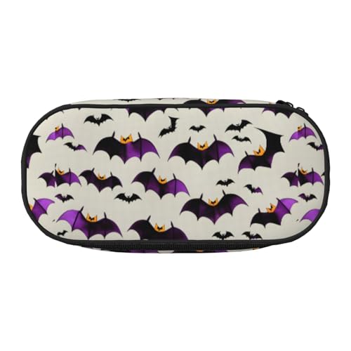 JBJGKHLP Halloween Flying Purple Bats Print Convenient Pencil Case Practical Pen Storage Bags School Office Essentials Vibrant, Schwarz , Einheitsgröße, Taschen-Organizer JBJGKHLP Halloween Flying Purple Bats Print Convenient Pencil Case Practical Pen Storage Bags School Office Essentials Vibrant, Schwarz , Einheitsgröße, Taschen-Organizer von JBJGKHLP