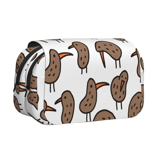 JBJGKHLP Kiwi Federmäppchen mit niedlichem Druck, vielseitiges Federmäppchen, große Kapazität, Aufbewahrung, Make-up, Kulturbeutel, Reisen, Büro JBJGKHLP Kiwi Federmäppchen mit niedlichem Druck, vielseitiges Federmäppchen, große Kapazität, Aufbewahrung, Make-up, Kulturbeutel, Reisen, Büro von JBJGKHLP